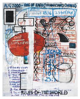 Keith Tyson - Studio Wall Drawing: Aug 2000: One Of Each (Technician\'S Corner)