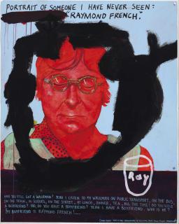 Keith Tyson - Studio Wall Drawing: Portrait of a Person I have Never Seen - \