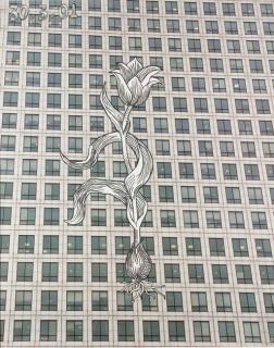 Keith Tyson - Studio Wall Drawing (Tulip)