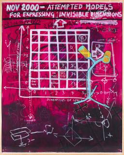 Keith Tyson - Studio Wall Drawing