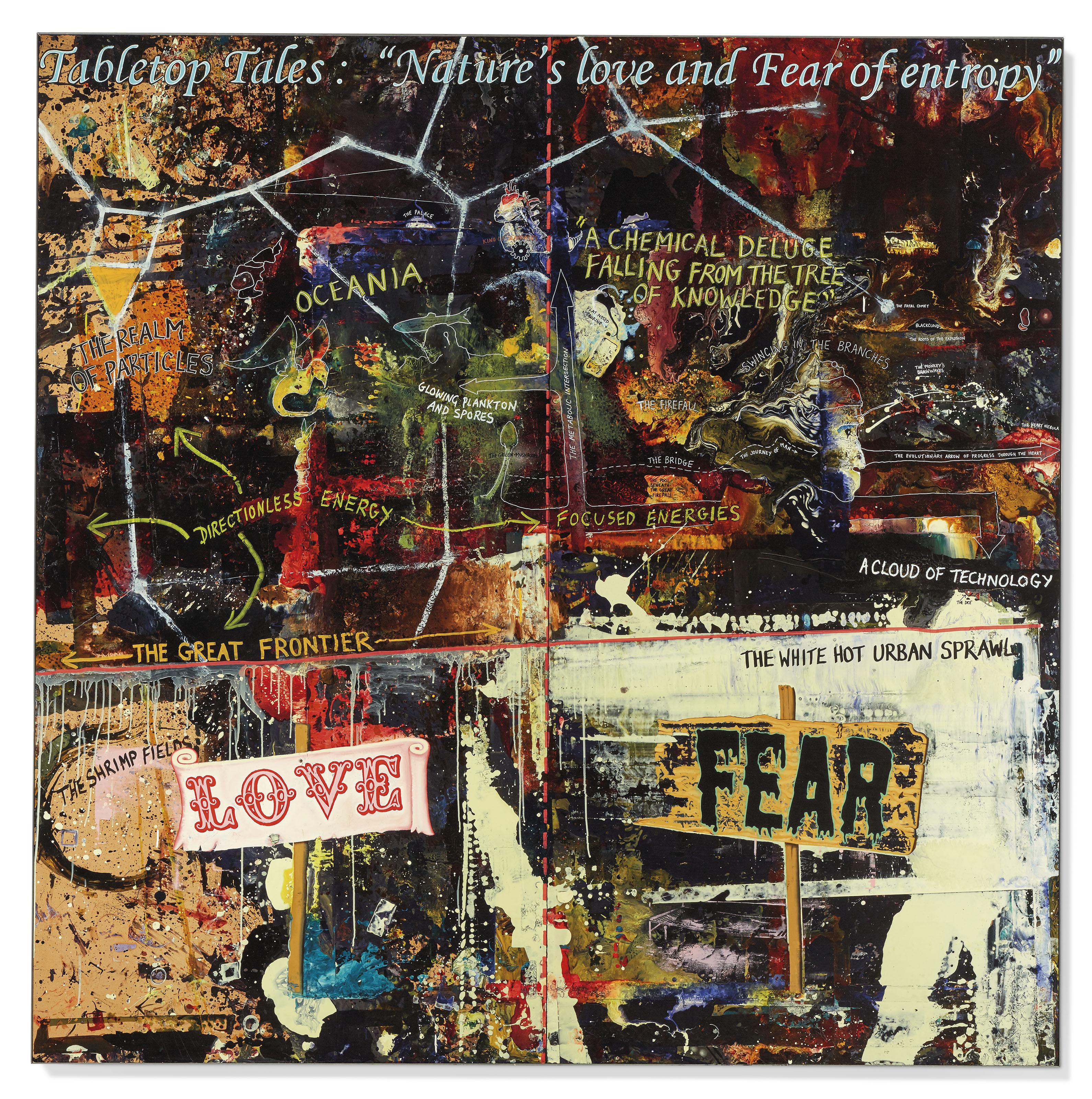 Keith Tyson - Tabletop tales - Nature\'s Love and Fear of Entropy