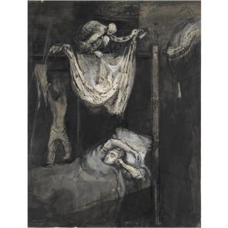 Keith Vaughan - Barrack Room: Sleep Ii