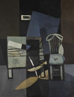 Keith Vaughan - Coastguard Station Interior