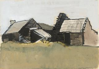 Keith Vaughan - Farm buildings, Co. Kerry