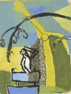 Keith Vaughan - Figure and Peartree