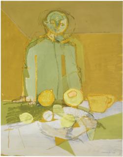 Keith Vaughan - Figure At A Table
