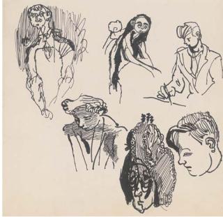 Keith Vaughan - Figure studies