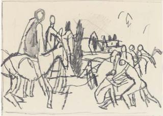 Keith Vaughan - Figure With Horse; Still Life