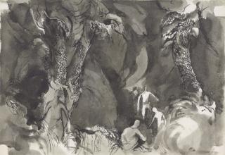 Keith Vaughan - Four Figures at Ashton Gifford