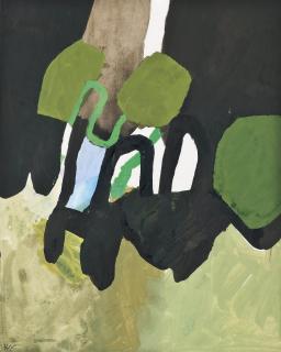 Keith Vaughan - Green, Black and Blue