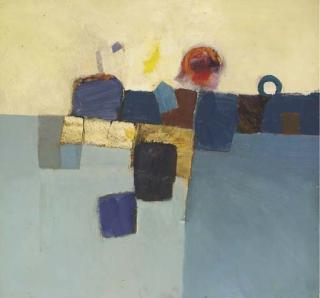 Keith Vaughan - Harbour with grey shore