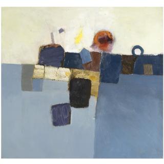 Keith Vaughan - Harbour With Grey Stone