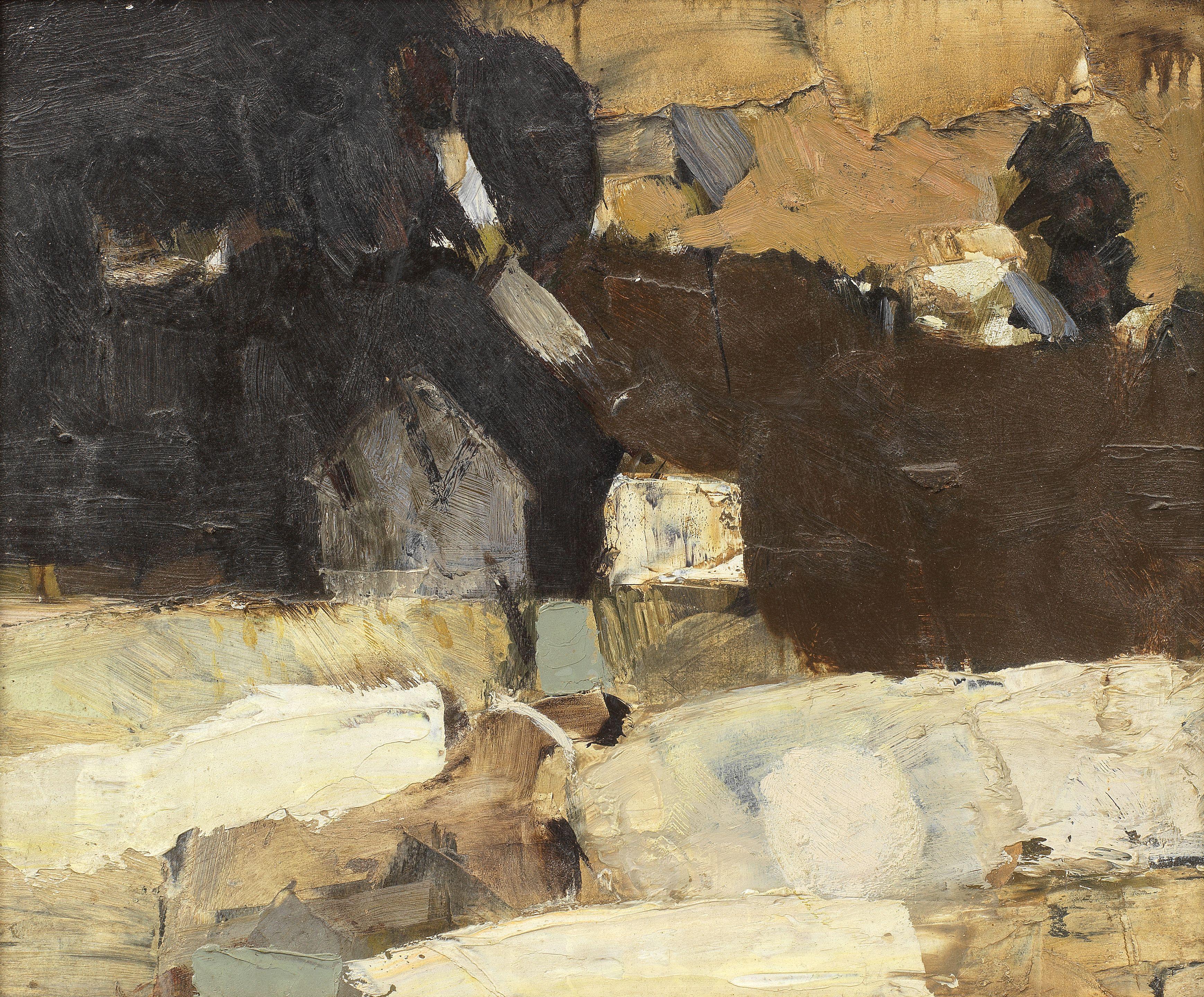 Keith Vaughan - Iowa City 26.5 x 31.9 cm. (10 3/8 x 12 1/2 in.)