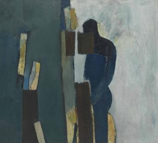 Keith Vaughan - Landscape with Figure