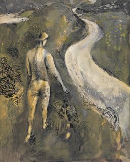 Keith Vaughan - Man Sowing by the River