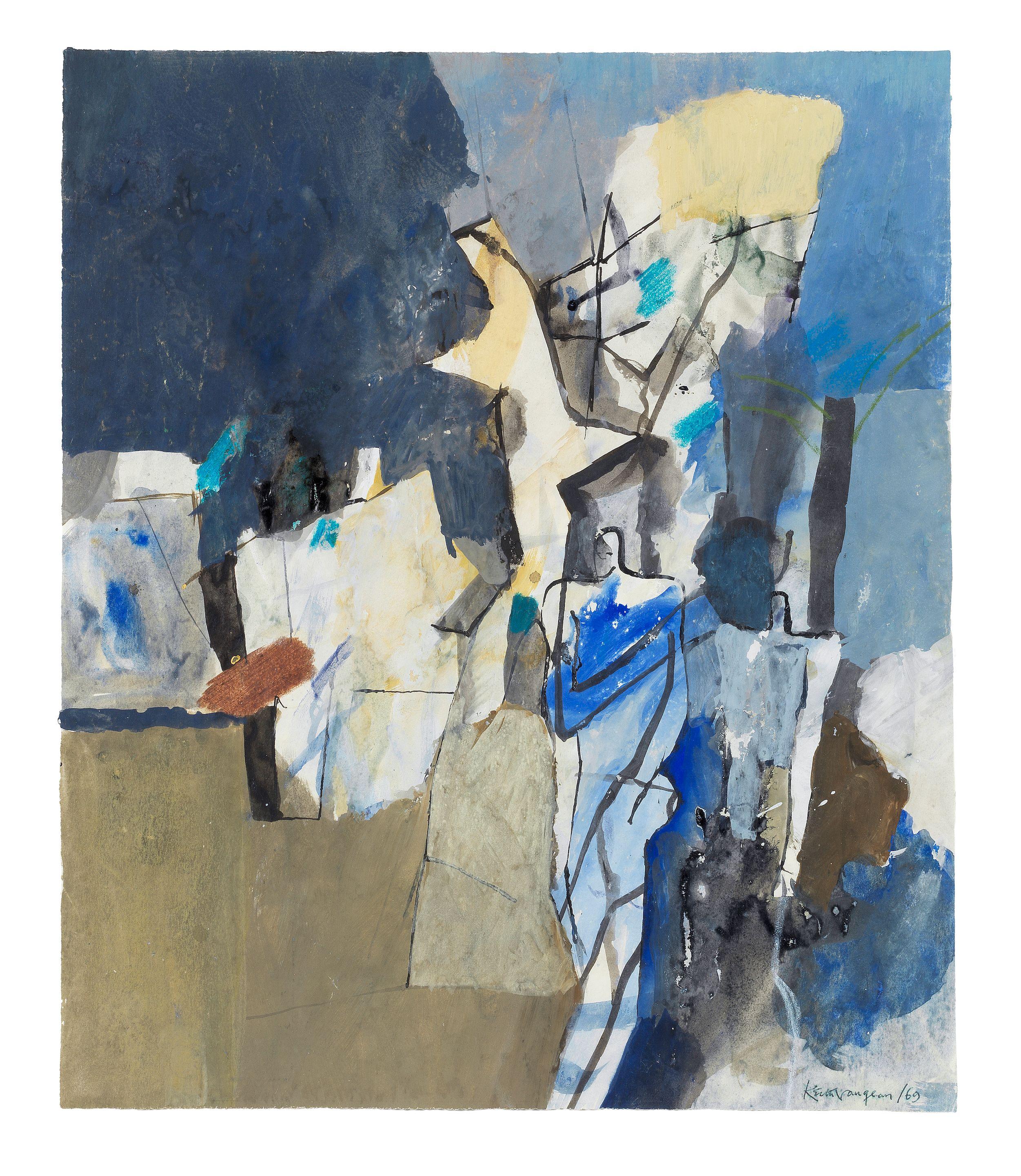 Keith Vaughan - Nudes in a landscape