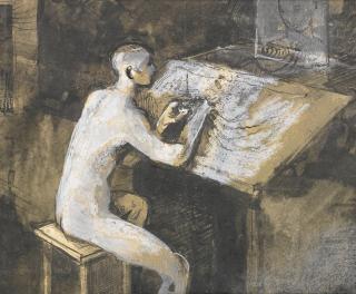 Keith Vaughan - Pupitre