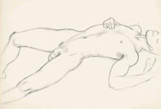 Keith Vaughan - Reclining Nude II