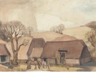 Keith Vaughan - Rural Landscape