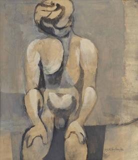 Keith Vaughan - Seated Figure