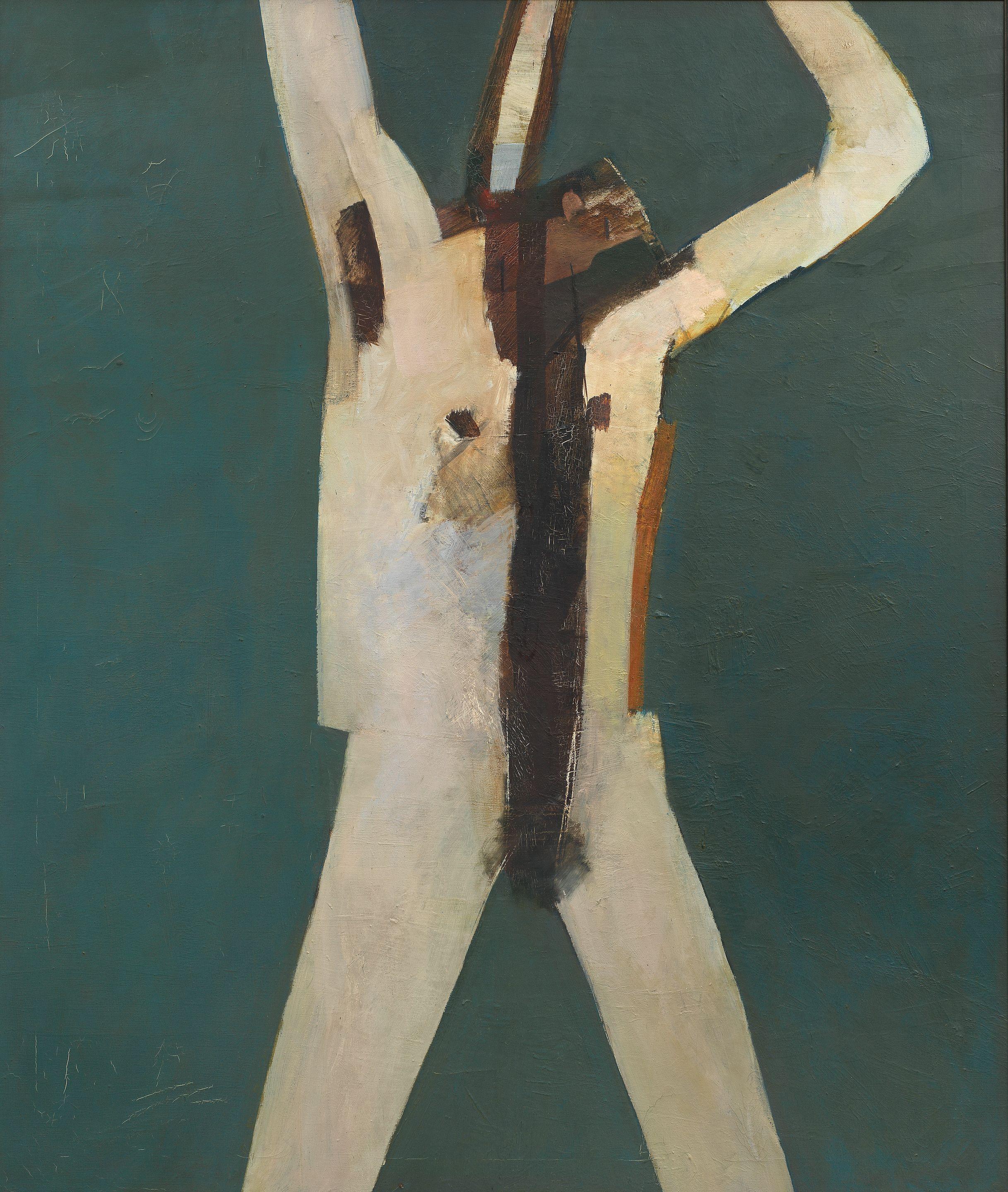 Keith Vaughan - Standing Figure 122 x 102 cm. (48 x 40 1/8 in.)