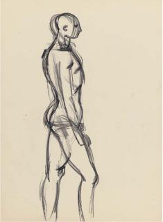 Keith Vaughan - Standing Male Nude