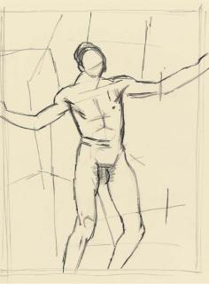 Keith Vaughan - Standing Nude