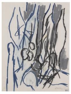 Keith Vaughan - Still Life With Fruit And Bottles