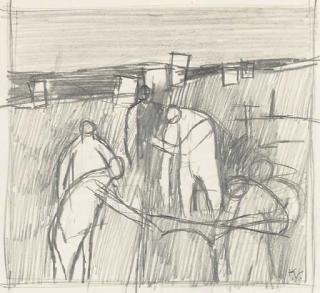 Keith Vaughan - Study for Harvest