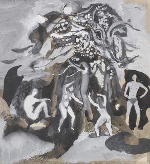 Keith Vaughan - Study Of Bathers By A Grove Of Trees