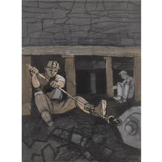 Keith Vaughan - The Miners