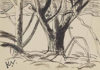 Keith Vaughan - Trees II (Illustrated); Felled Trees I; Felled Trees II