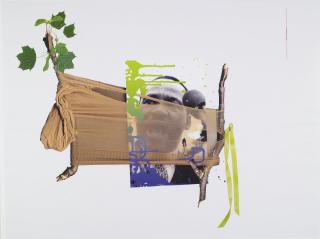 Kelley Walker - Park Avenue Pantyhouse Plus Staples And Twigs With Leaves & Ribbon; Martin Luther King