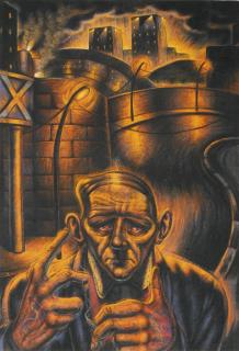 Ken Currie - Gallowgate Man With Torpedo Shrapnel