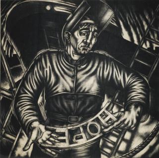 Ken Currie - Young Glasgow Welder