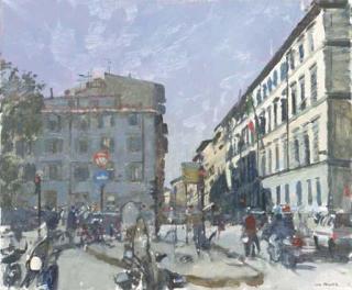 Ken Howard, R.A., R.W.S. - Traffic Circle