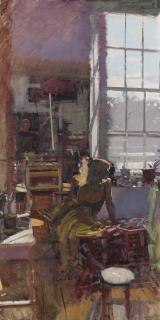 Ken Howard, R.A. - Artist and model