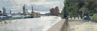 Ken Howard R.A. - By Albert Bridge