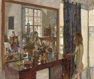 Ken Howard, R.A. - Louise Reflecting