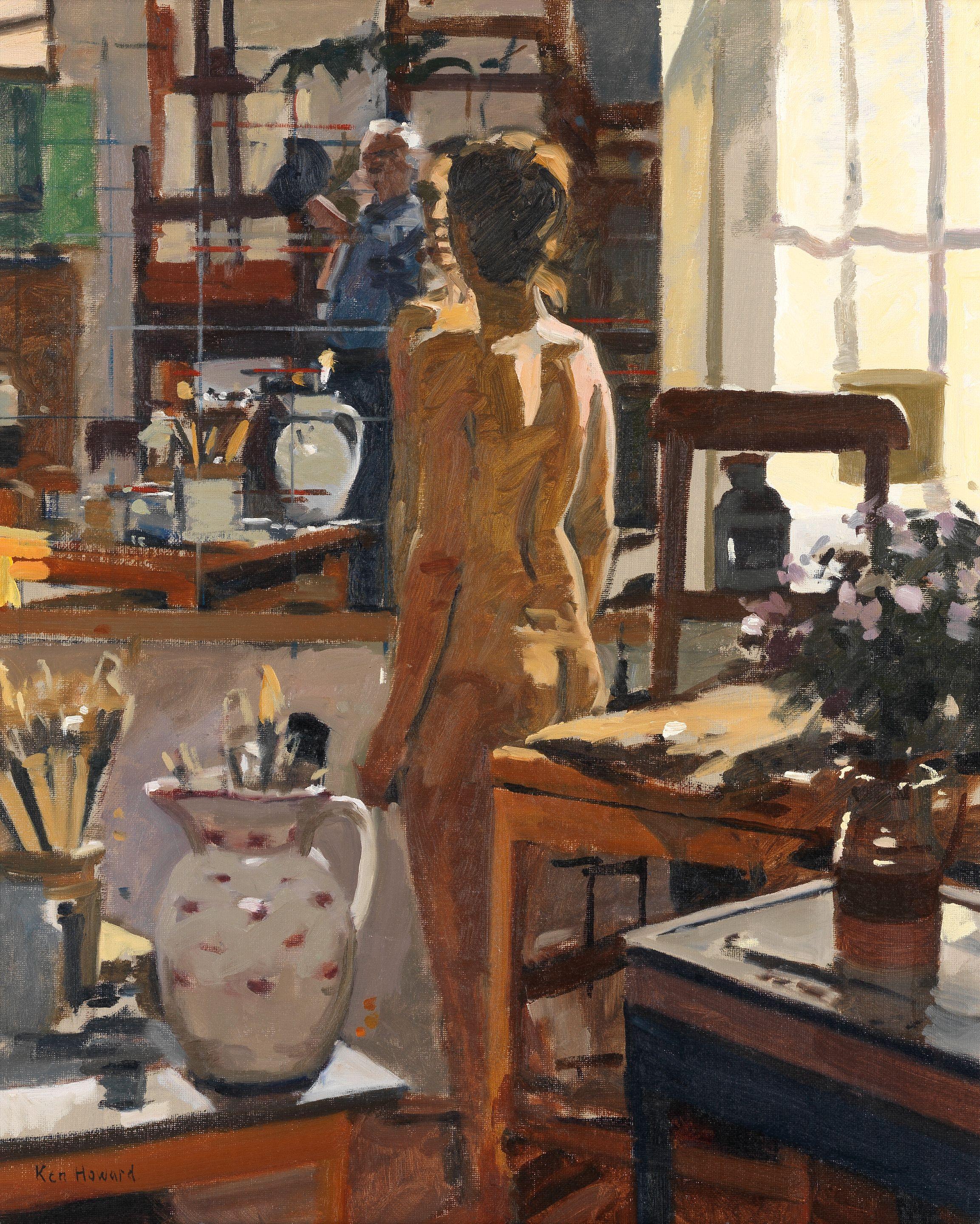 Ken Howard R.A. - Model in the Studio