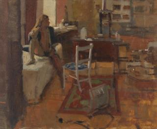 Ken Howard R.A. - Nude in Studio