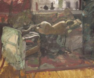Ken Howard, R.A. - Nude resting