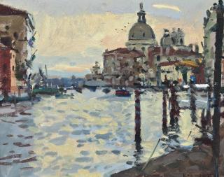 Ken Howard, R.A. - Salute Morning, Venice