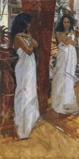 Ken Howard, R.A. - Sarah: Harmony in White