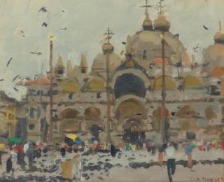 Ken Howard R.A. - St Mark\'s, Venice