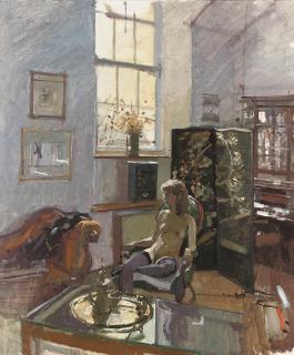 Ken Howard, R.A. - Valerie and the Omani Coffee Pot