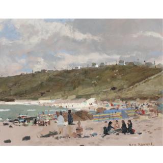 Ken Howard R.A. - Windbreaks, Sennen