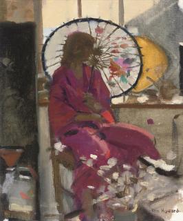 Ken Howard, R.A. - Woman with Parasol