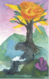 Ken Kiff, R.A. - Sun In Tree