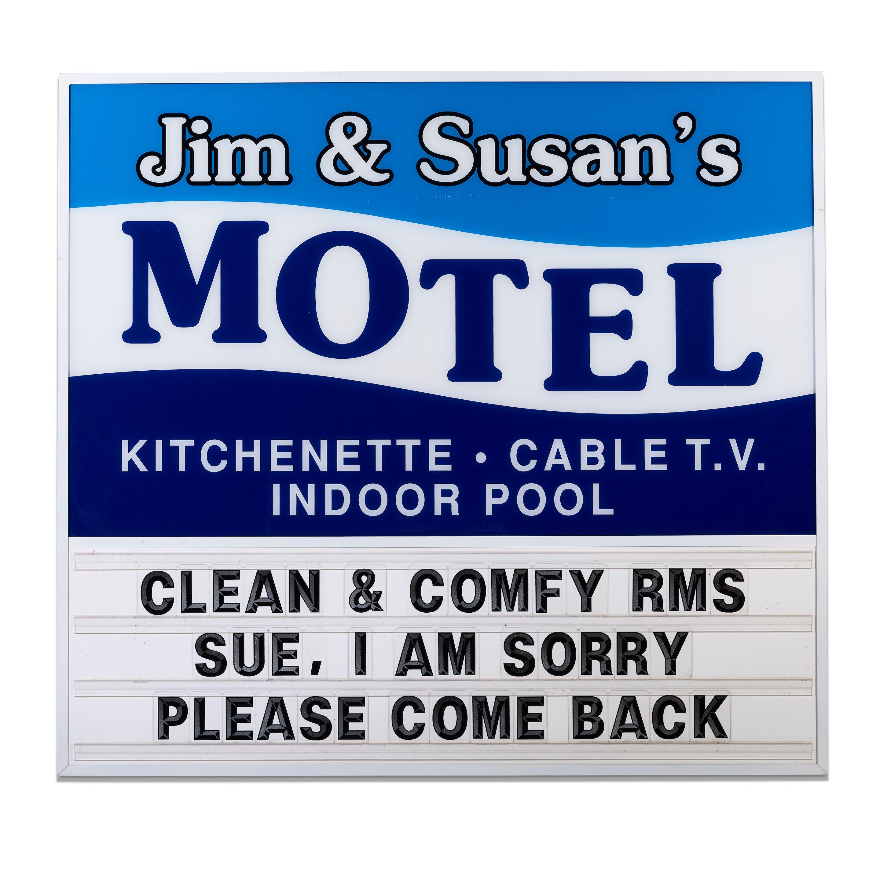 Ken Lum - Jim and Susan\'s Motel from the Shopkeeper Series, 2000